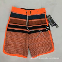 Homens da fábrica OEM esticar shorts Shorts de surf da marca